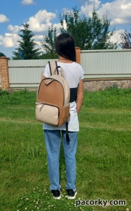 еликий шкіряний натуральна шкіра червоний унісекс рюкзак handmade
